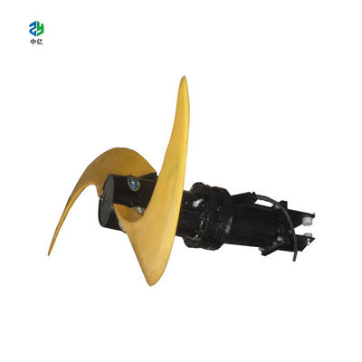 黄色いバナナのインペラーの浸水許容のミキサーの下水電気QDT4/4