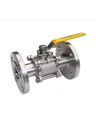 Good price SS304 SS316 CF8Mのスリー ピースのフランジの球弁の鋳鉄材料 オンライン